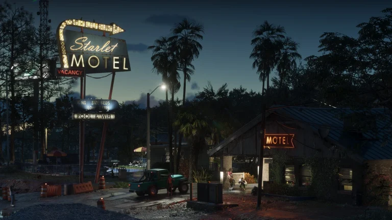 GTA VI presenterar Port Gellhorn som en nedåtgående resort med en aktiv kriminell ekonomi